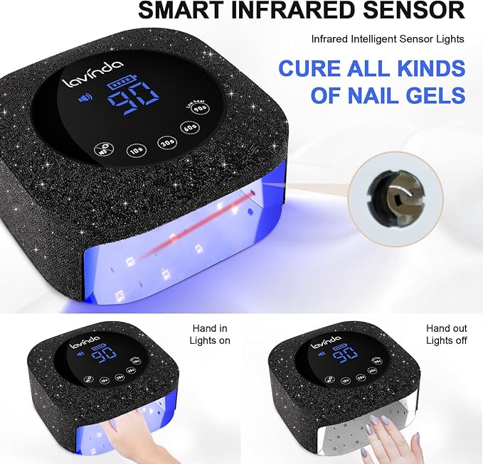 Lavinda 54w uv nail lamp,