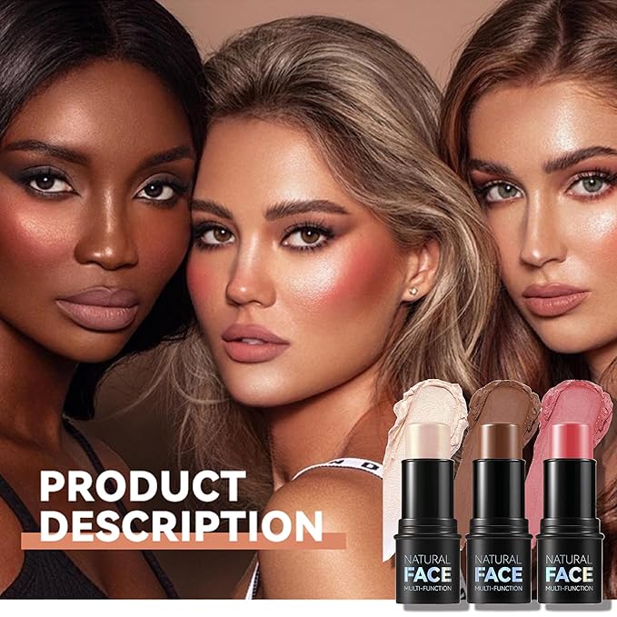 Highlighter Contour Stick, Milk Makeup Contour, Blush Sticks, 02#CHAMPAGNE GOLD