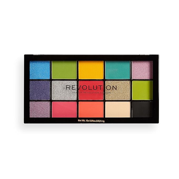 Makeup Revolution Reloaded Palette, Makeup Eyeshadow Palette, Includes 5g