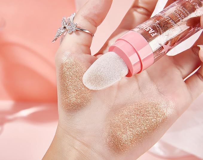 AKARY Shimmer Highlighter Powder, Fairy Polvo De Hadas