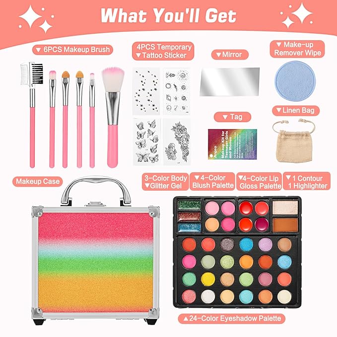 Anpro All-In-One Makeup Carry Case