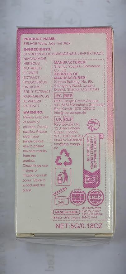 2 PCS Multi-Use Jelly Tint blush Stick, Cooling Cooling