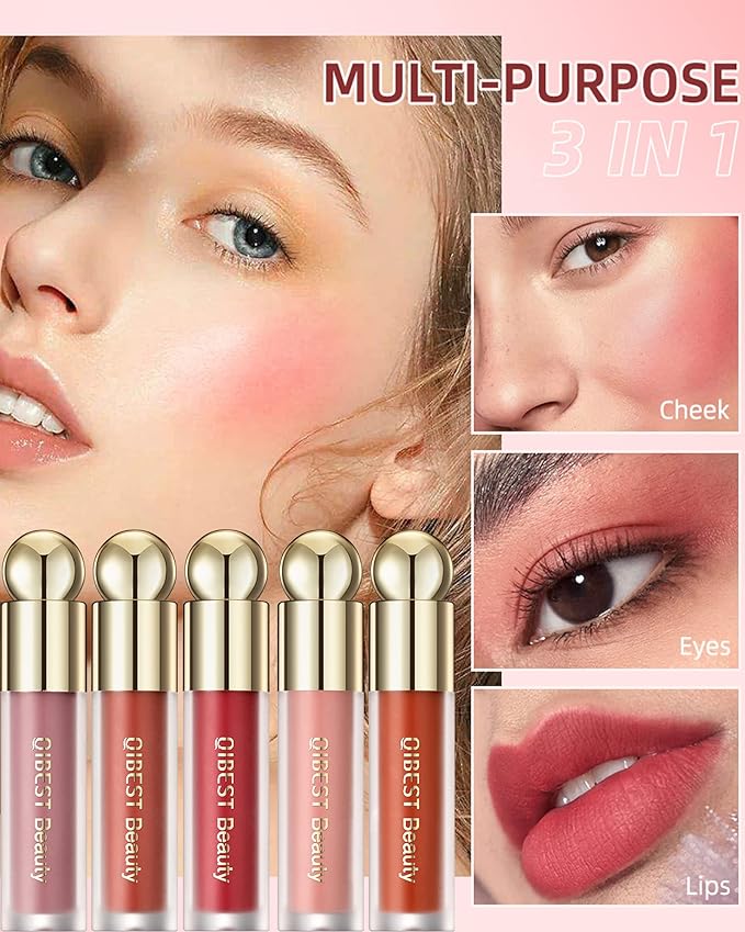 Liquid Blush Wand, Creme Matte Finish Looking, Dewy Women-# 01