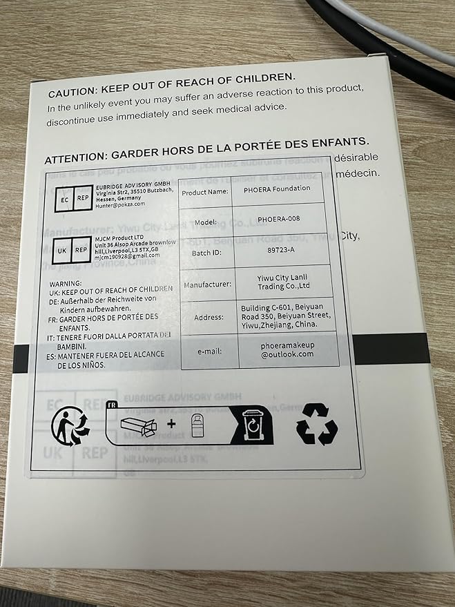 PHOERA Foundation 102 and 103 & Face Primer,Liquid 30ml