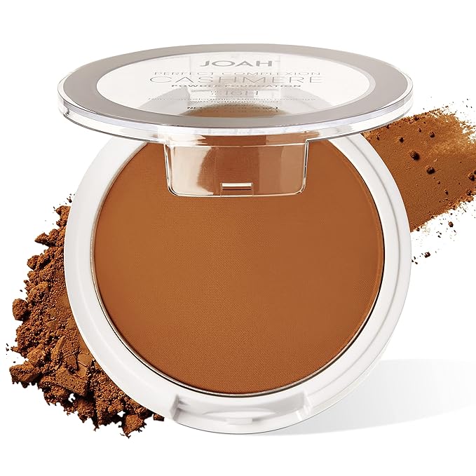 JOAH Perfect Complexion Cashmere Powder Foundation, Medium Face