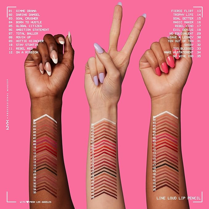 NYX PROFESSIONAL MAKEUP Line Loud Lip Liner, Longwear Lip