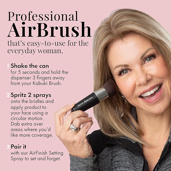 MagicMinerals AirBrush Foundation by Jerome Alexander – 2pc - Cognac