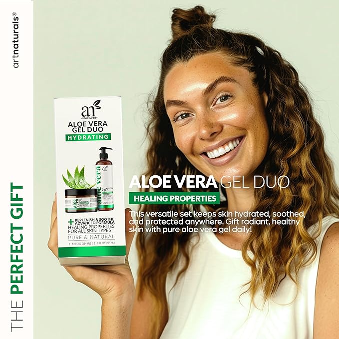 artnaturals Aloe Vera Gel Set - 20oz