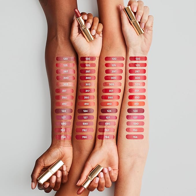 L’Oréal Paris Colour Riche Original Creamy, Hydrating Satin Lipstick with Argan Oil and Vitamin E, Blazing Lava , 1 Count