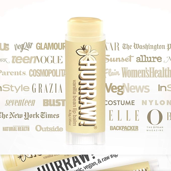 Hurraw! Vanilla Bean Lip Balm: Organic,