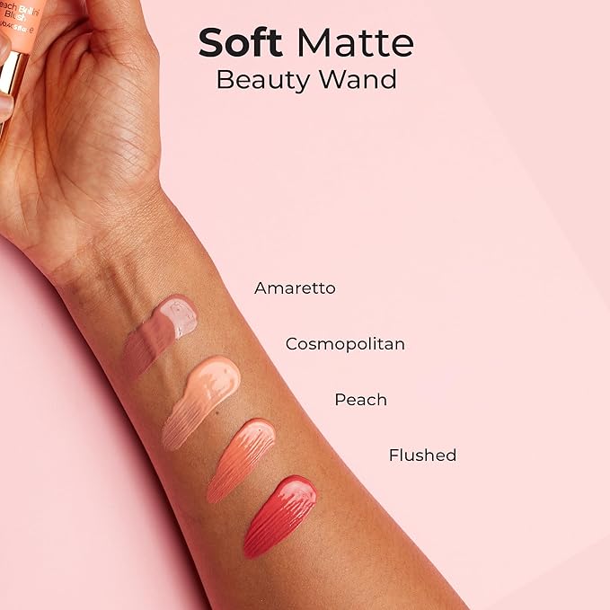MCoBeauty Soft Matte Beauty Wand, Amaretto Blush, Velvety