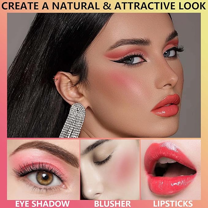 Liquid Blush,Natural Soft Cream Face Blush Matte Cheek Blush Stick(4#)