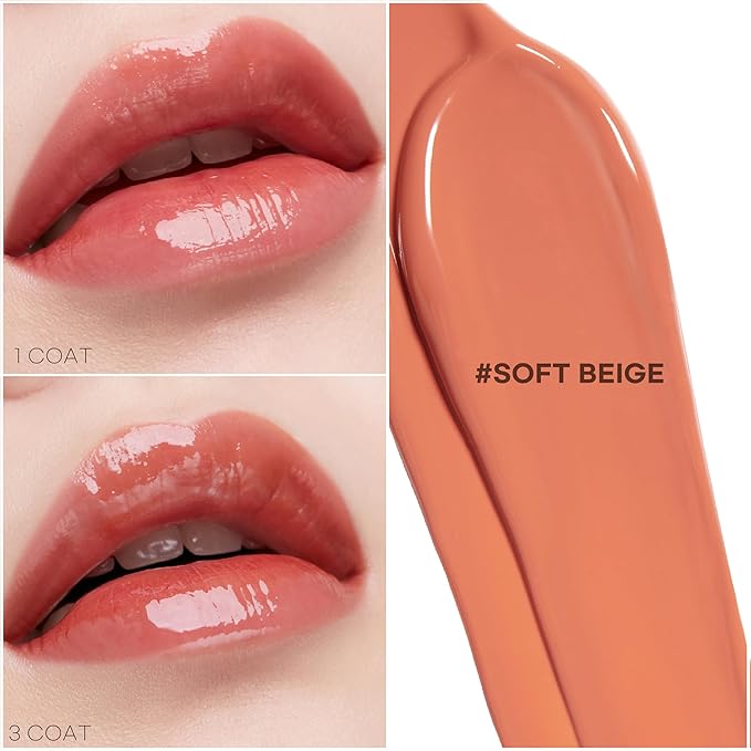 JUNG SAEM MOOL OFFICIAL LIP-PRESSION Glow lasting Tint (Soft Beige)