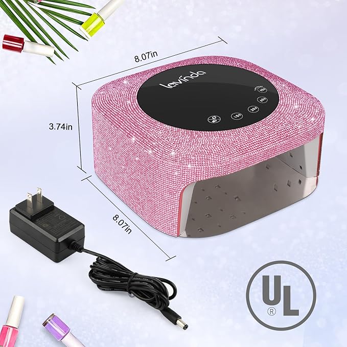 Uv nail lamp 54w, cordless
