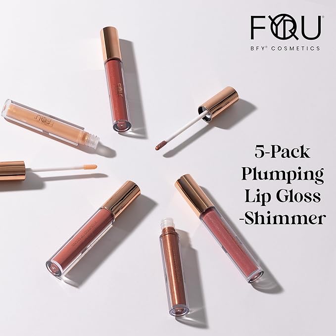 BFY Cosmetics 5-Pack Plumping Lip Gloss - Shimmer