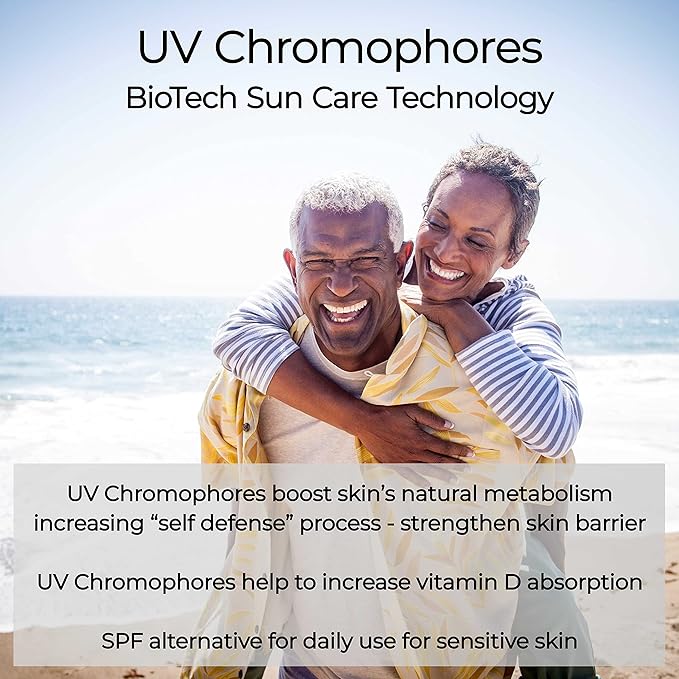 Frown Wrinkle Control with UV Chromophores