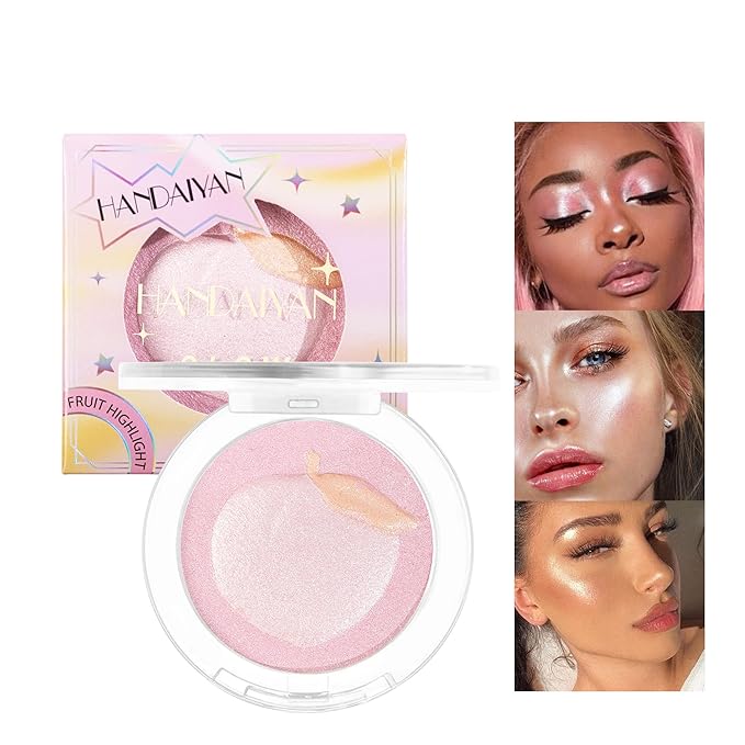 Glitter Highlighter Highlight Makeup, Fruit Glitter Face Illum