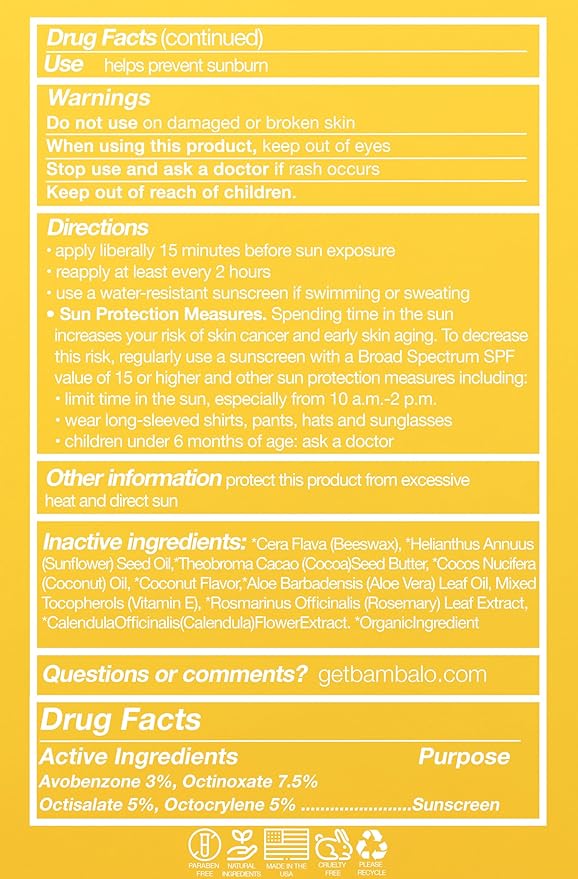 4-Pack Coconut SPF 15 Lip Balm