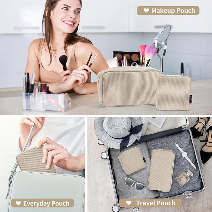 Magefy small makeup bag for