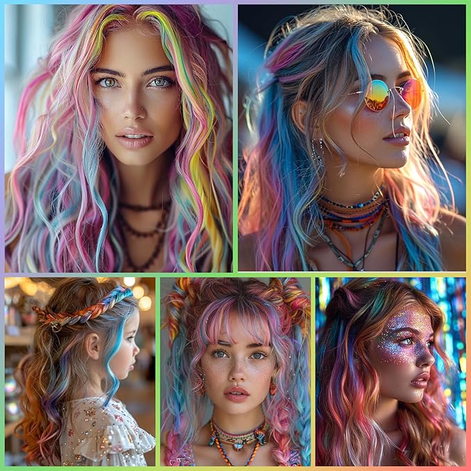 Hot Pink Temporary Hair Chalk