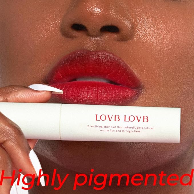 Color Fixing Stain Tint 0.17 oz. | Blur Velvet | Lightweight | Smudge-Resistant | Non-Drying, Smooth Matte Formula (02 SOME ROSE)