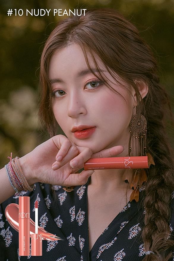 rom&nd Juicy Lasting Tint 10 NUDY PEANUT, Vivid Lip 5g