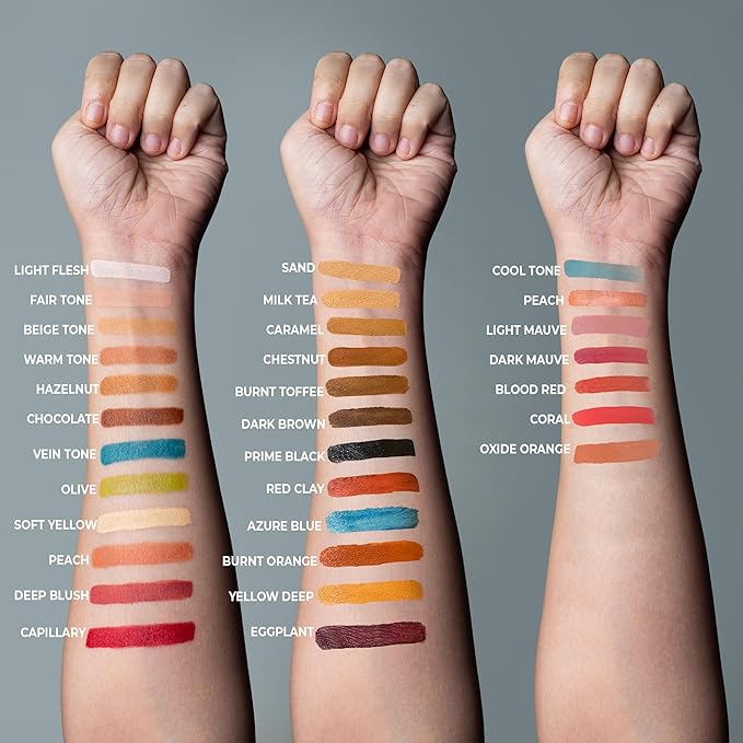 Alcohol Palette Refill Pans - Skin Tones -