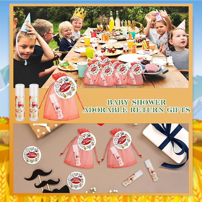 Fumete 50 Pack Baby Shower Farm Classroom