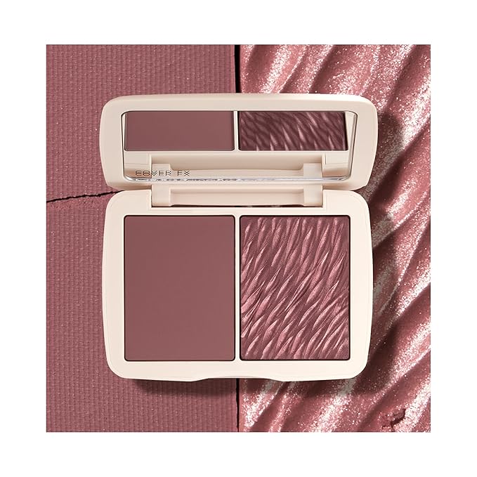 COVER FX Monochromatic Powder Blush Duo - Sweet Impact Color
