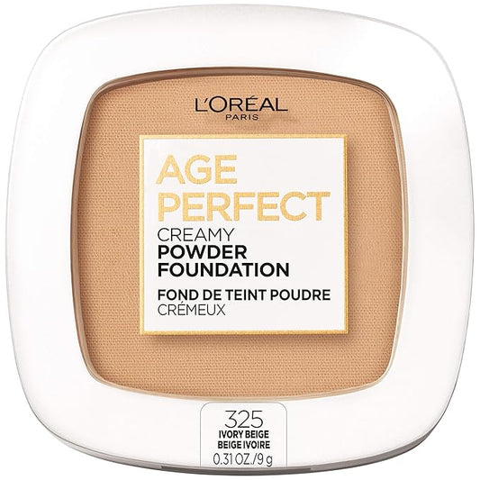 L'Oreal Paris Age Perfect Creamy Powder Foundation Compact, 0.31 oz