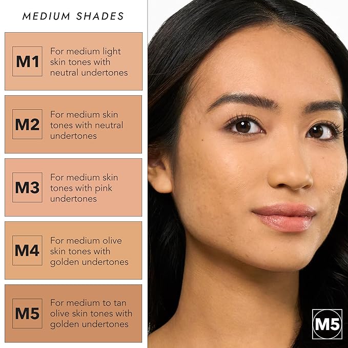 COVER FX Pressed Mineral Foundation - Shade M5 Skin Types