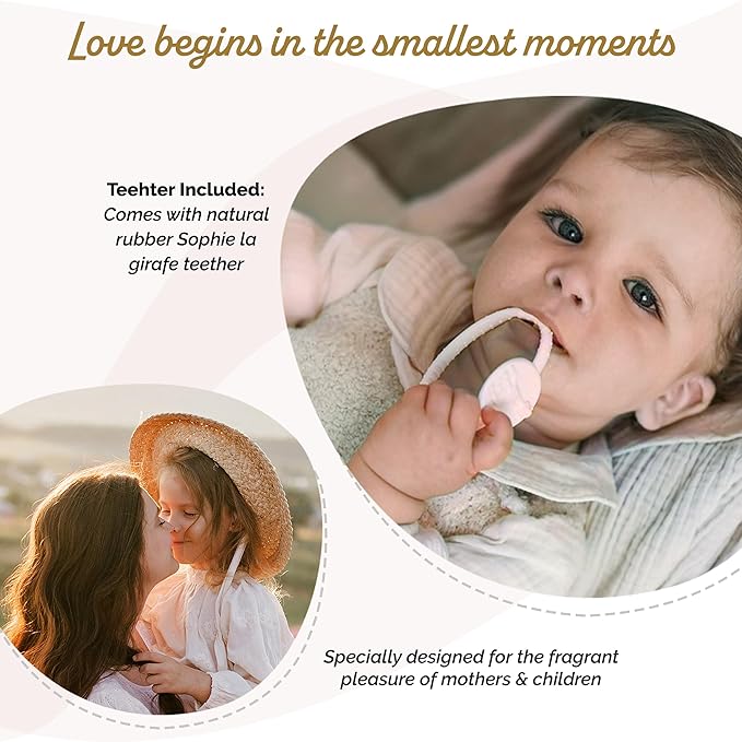 Sophie la girafe Eau de Toilette | Includes Sophie Teether | Nostalgic Childhood Scent of Citrus & Vanilla (50 ml or 1.7 fl oz)