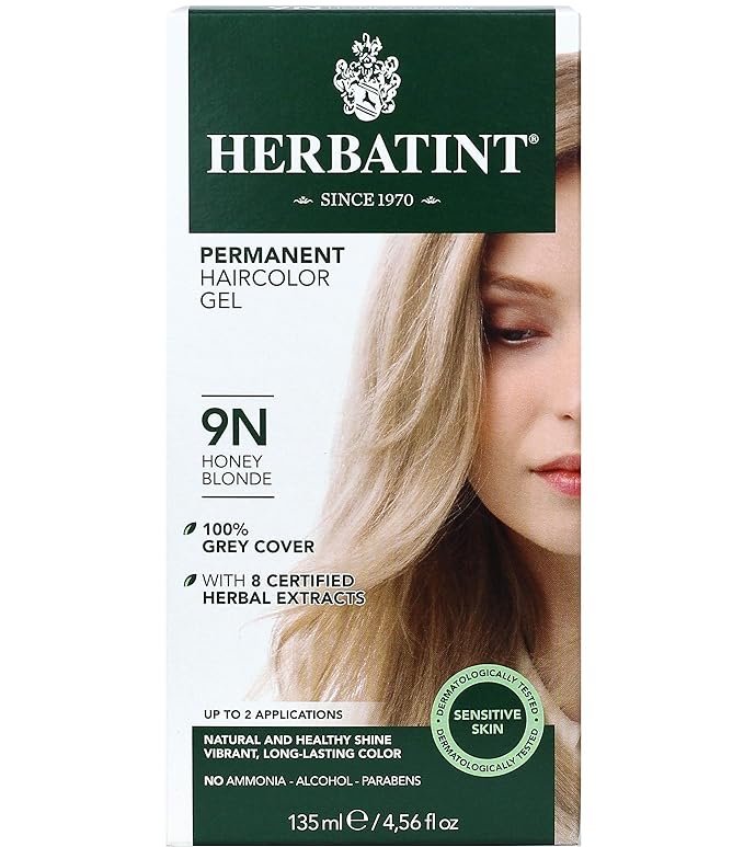 Herbatint Permanent Haircolor Gel, 9N