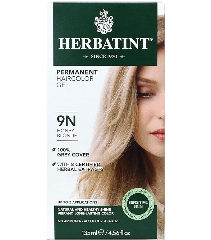 Herbatint Permanent Haircolor Gel, 9N