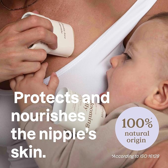 ATTITUDE Plastic-Free Nursing Balm Bar, Safe