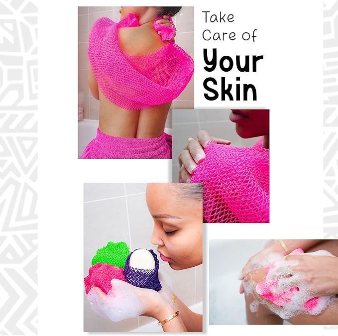 Afriki african net sponge exfoliating