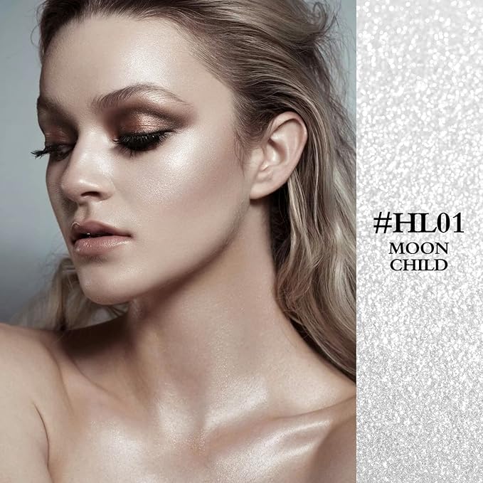 FOCALLURE Starfall Glowing Liquid Highlighter, Shimmering Body Oil,