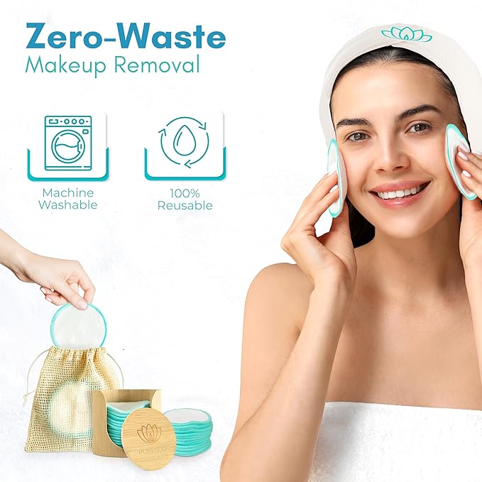 16 pack reusable makeup remover