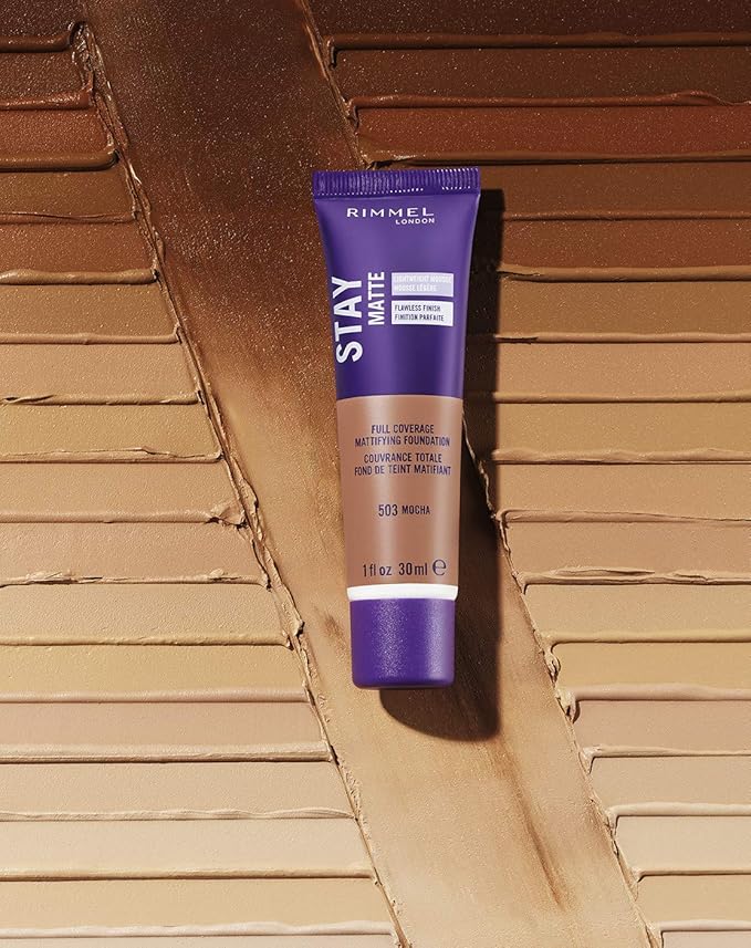Rimmel London Stay Matte Liquid Mousse - 504 Control, Oil-Free, 1oz