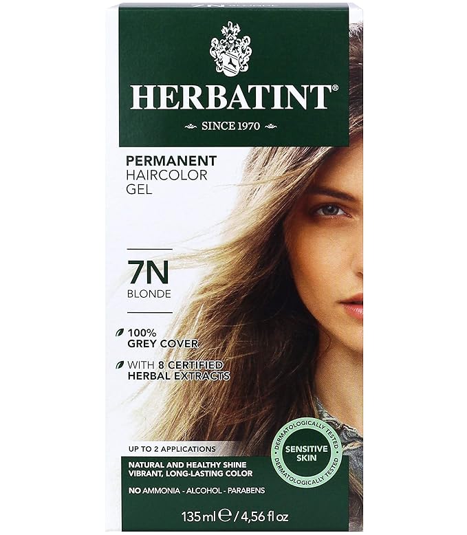 Herbatint Permanent Haircolor Gel, 7N