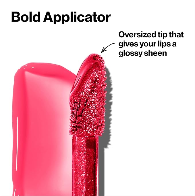 Revlon Super Lustrous Lip Gloss, Non-Sticky, Hydrating, High Shine Finish, 300 All That Glitters, 0.13 oz