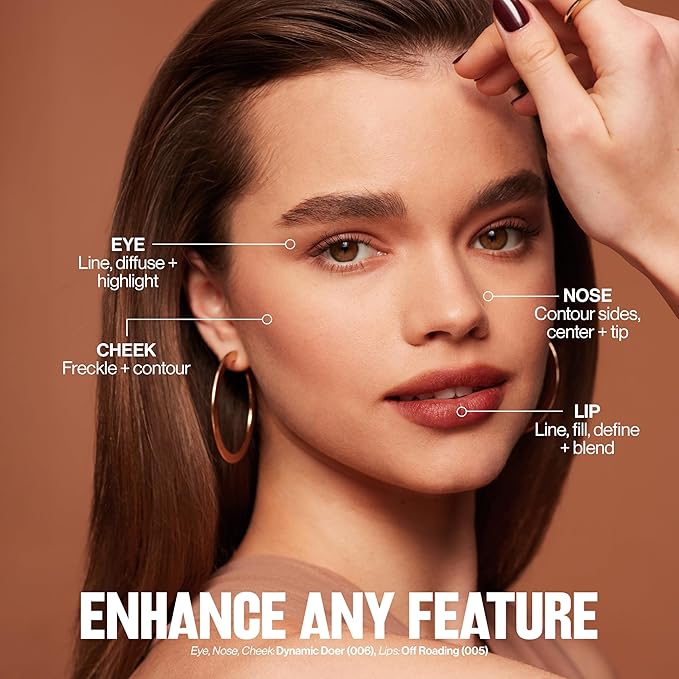 Revlon ColorStay Multi-Liner, Creamy Formula, Multiuse For Lips, Eyes & Face, Precision Brush for Easy Blending, 010 Mischief Maker