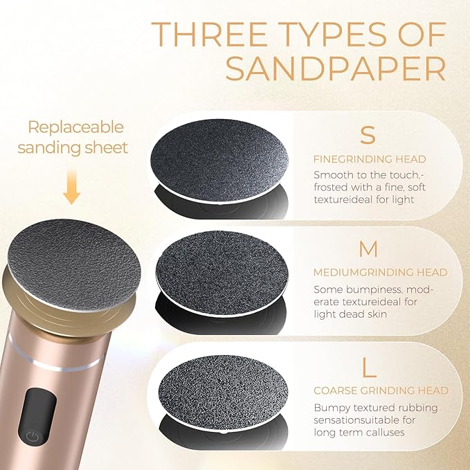 Ranrose electric feet callus remover: