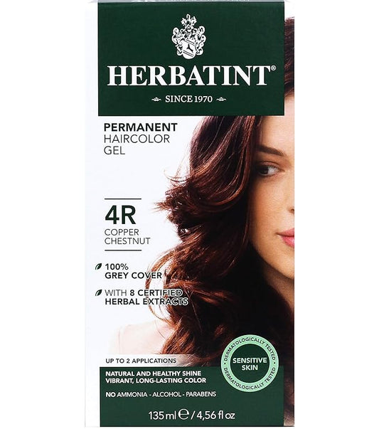 Herbatint Permanent Haircolor Gel, 4R