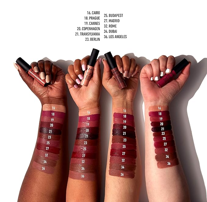 NYX PROFESSIONAL MAKEUP Soft Matte Lip Cream, Lightweight Liquid Lipstick - Cairo (Matte Pure Nude) (Pack of 2)