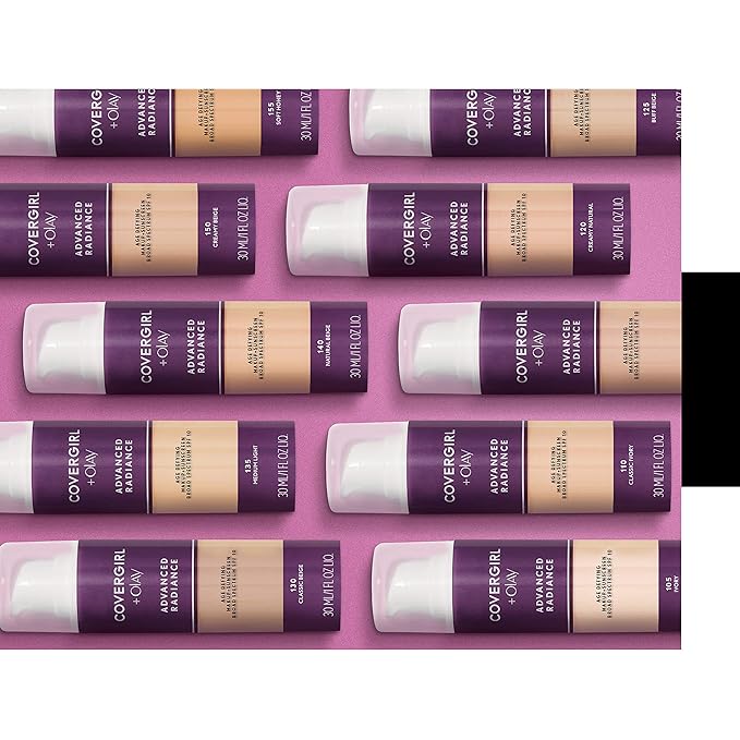 COVERGIRL Advanced Radiance Age Defying Liquid Foundation in of 2)