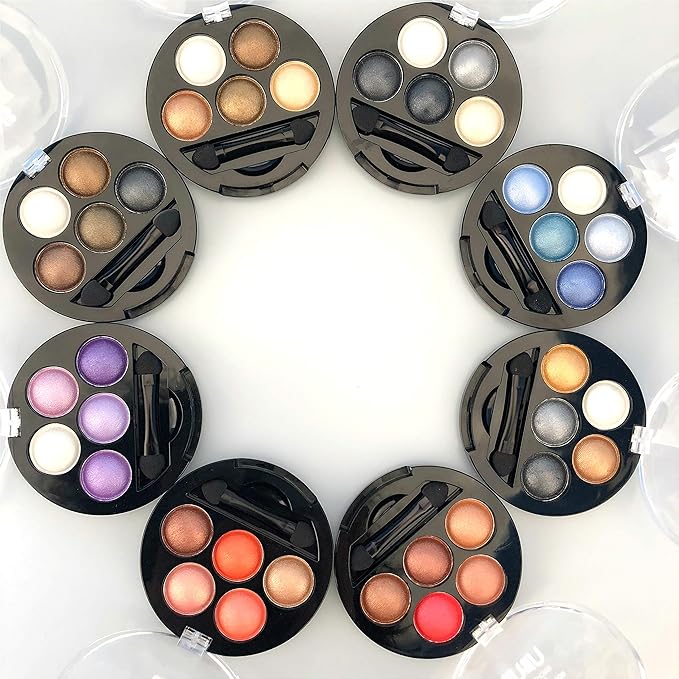 Mallofusa 5 Colors Eye Shadow Powder Metallic Shimmer 7oz