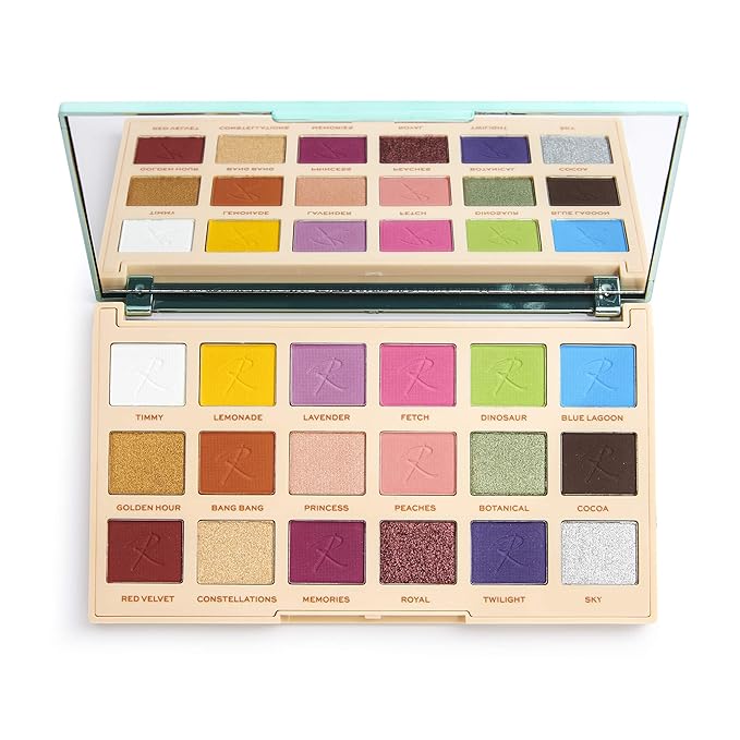 Makeup Revolution Eyeshadow Palette, x Roxxsaurus Colour Color