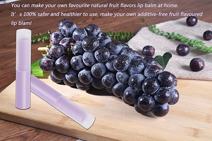 0.14oz Empty Flavored Lip Balm Container (Purple)