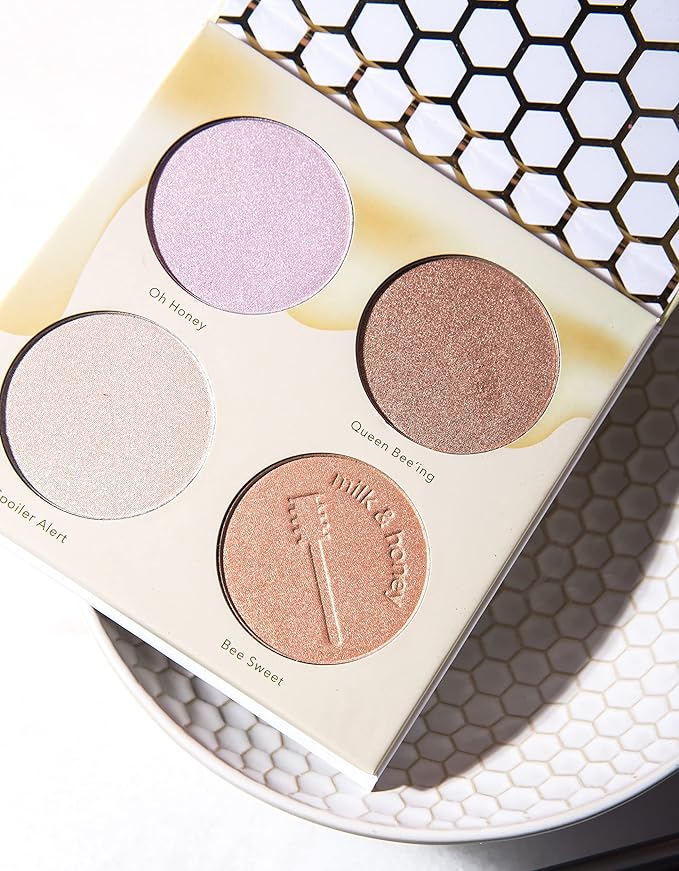 Beauty Bakerie Milk & Honey Highlighter Makeup Palette,